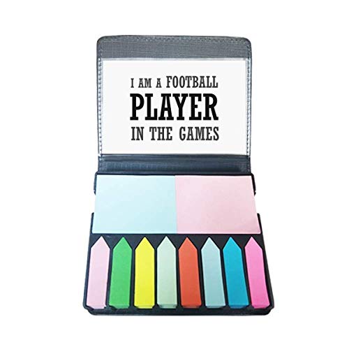 Marque-page I Am A Football Player avec boîte, accessoire de lecture