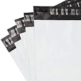 ASelected Lot de 100pcs Enveloppes Plastiques Expedition A3, Sac Envoie Colis Vinted Grand Format - 30 x 42cm , Pochette Envoie Colis est Idéal Pour Emballage Colis Vêtements Grand
