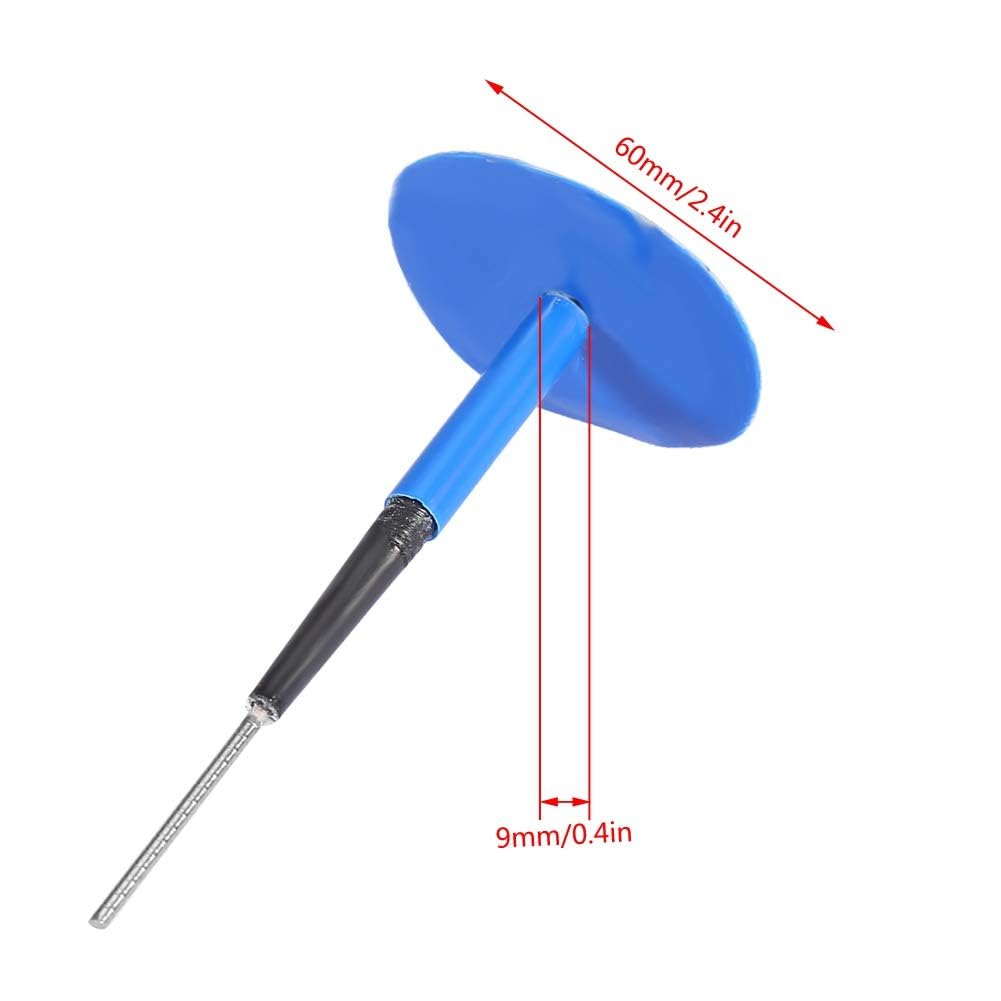Kit di Riparazione Pneumatici Tubeless Universale da 24 Pezzi, Toppe con Tappi a Fungo Per Auto, Moto E Veicoli Elettrici, Gomma Per Riparazioni di Forature di Lunga Durata(60 * 9mm)