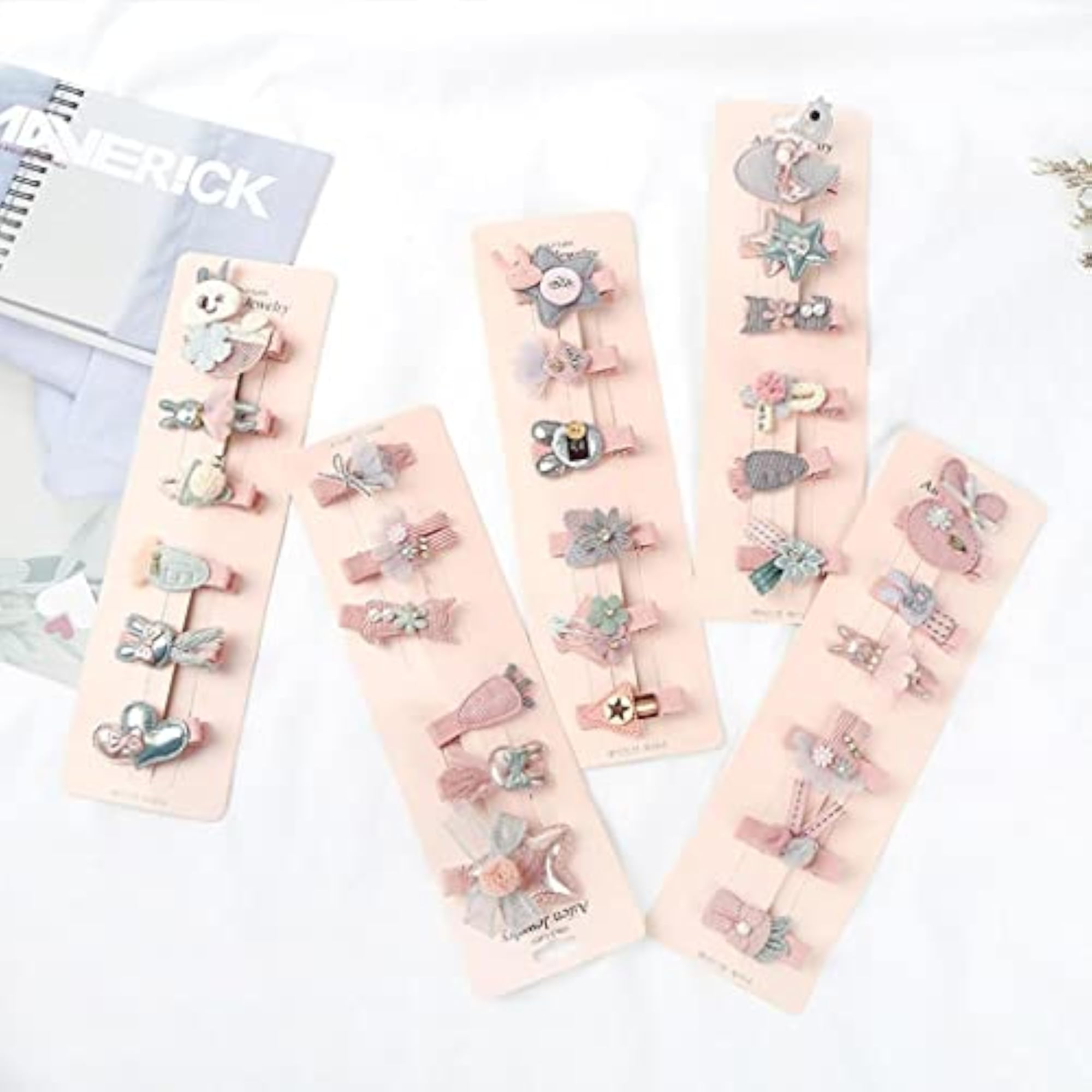 6x30/100Pack Flat Single Prong Alligator Hair Clips