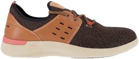 Rockport Work Men's Truflex Safety Toe 2 Eye Tie Work Sneaker, Brown, 11 | Image 3