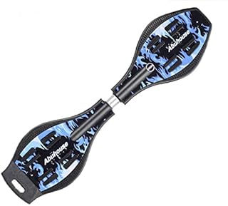 RipStik Caster Board Skateboard, Compact and Lightweight rip stick Skateboard with 360-degree Casters and Illuminating Wheels for More Excitement, Durable Twistboard for Kids and Adults (F)