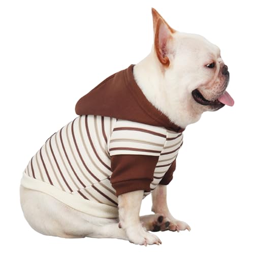 Moletom com capuz para cachorro para roupas de buldogue francês l...