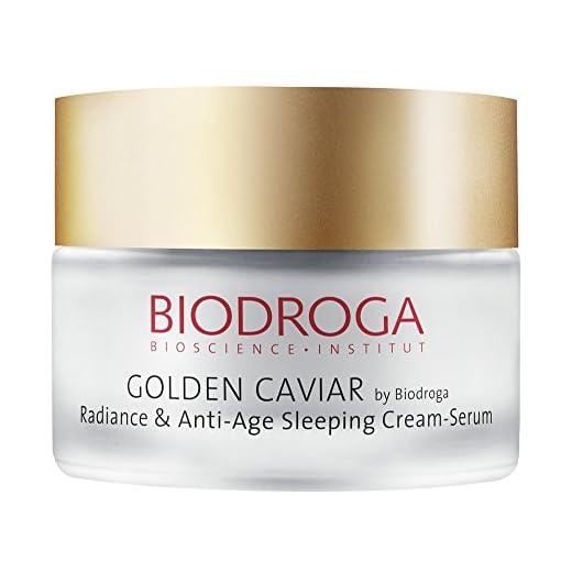 Biodroga - Caviar de oro - Radiante y antienvejecimiento - Suero crema para dormir - 50 ml
