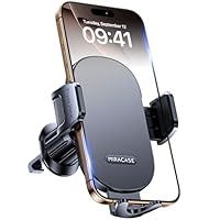 Miracase Phone Holders for Your Car with Metal Hook Clip, Air Vent Cell Phone Stand Car Mount, Universal Automobile Cradle for Garmin GPS Fit iPhone Android and All Smartphones
