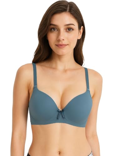 Image of Viola's Secret 6 Pack of Color Print T-Shirt Bras B Cup C Cup and D Cup