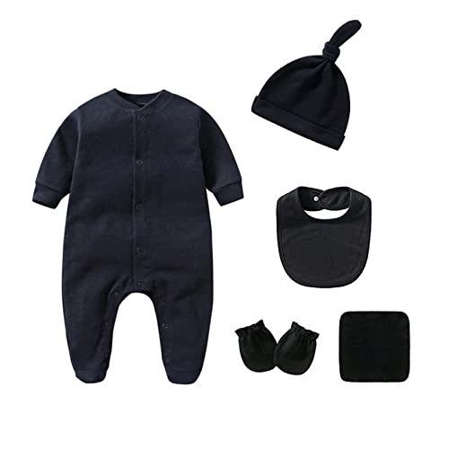 Image of IADOER Baby Unisex Baby Cotton Layette Set Gift for Baby Boys Girls Accessories Set Newborn Essentials 0-12 Months