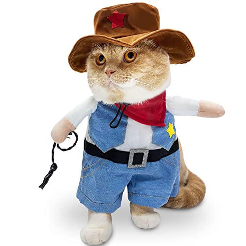 Camlinbo Pet Dog Cat Halloween Costume Cowboy Pirate Caribbean Style ...