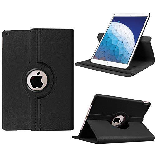TGK Rotating Cover for iPad Air 3 10.5 Cover, Air 3rd Generation Model - A2152 A2123 A2153 A2154 - Black 360 Degree Auto Sleep Wake Function Leather Smart Case (B07SBMG526) Amazon Price History, Amazon Price Tracker