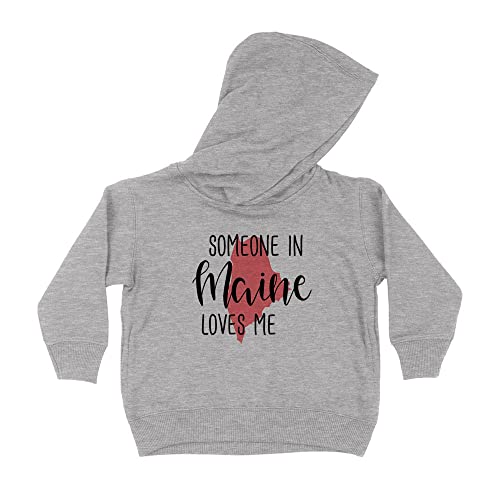 Someone in Maine Loves Me Kids Hoodie Sweatshirt Toddler - Main Image