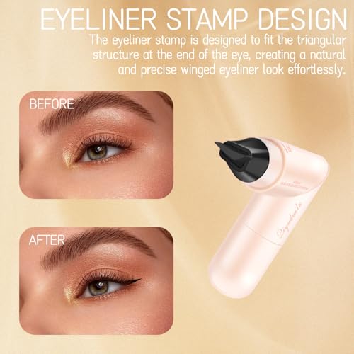 Delineador de ojos doble 2 piezas con sello y líquido miniatura 2