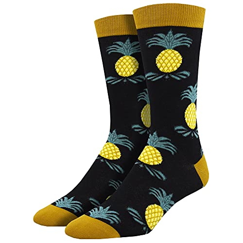 Socksmith Impeccable Pineapple Socks Black Size 10-13, 1 EA