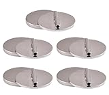 5pcs Silver Mini Pin Brooch Converter - Easy Clothing Magnet Buckle & Holder - Metal Lapel Pin Converter Backs