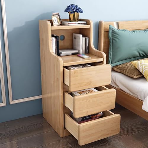 ���C�ރx�b�h�T�C�h�e�[�u�� ���_���ȃi���[�i�C�g�X�^���h �x�b�h�T�C�h�i�C�g�X�^���h 3�̈����o���t�� ���o�C���\�t�@�G���h�I�[�v���u�b�N�V�F���t �Q���ƃ��r���O���[���p (25x40x80cm)