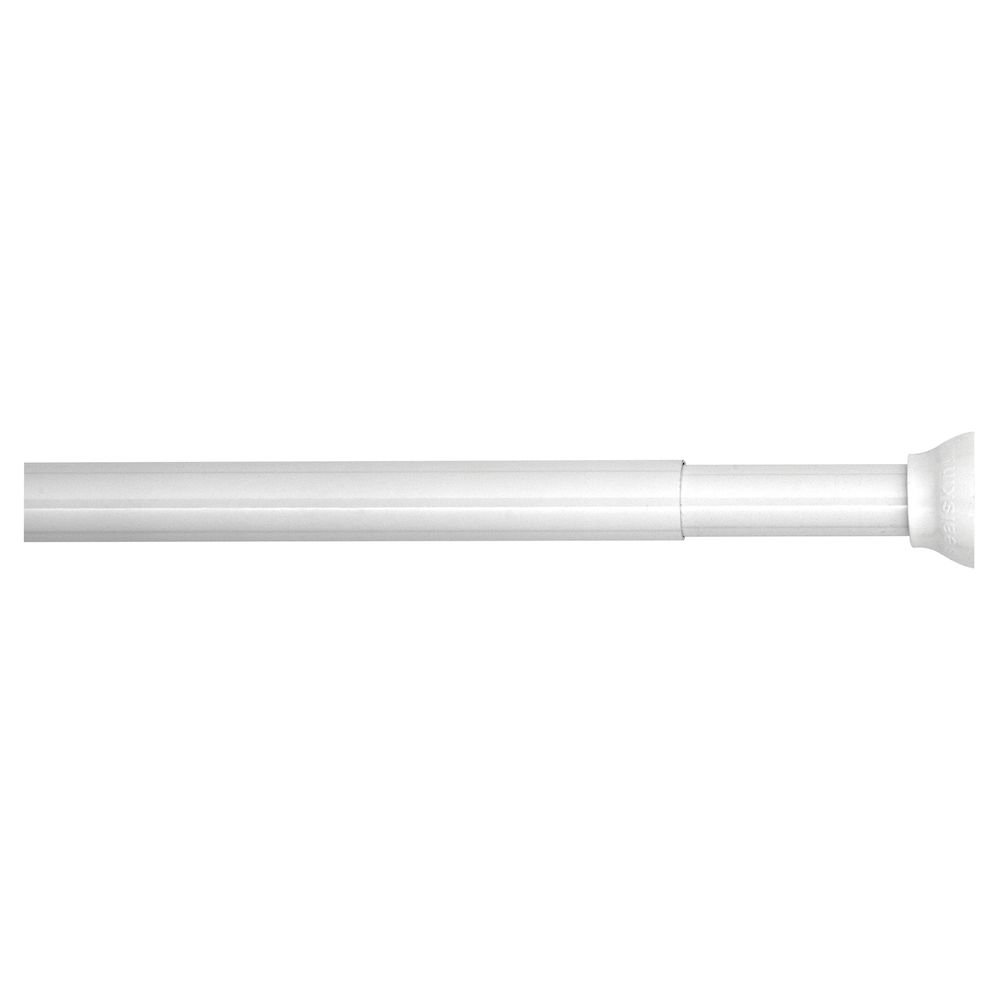 Sealskin White Shower Curtain Tension Rod, Extensible, Metal, 2 X 2 X 185 Cm