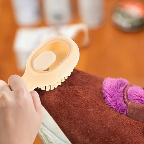 Baluue Multifunctional Stain Remover Shoe Brush with Liquid Dispenser, Soft Bristle Laundry Scrub Brush for Shoes and Clothes Cleaning, Household Wet and Dry Use, Ergonomic Handle, by Baluue - Image 4