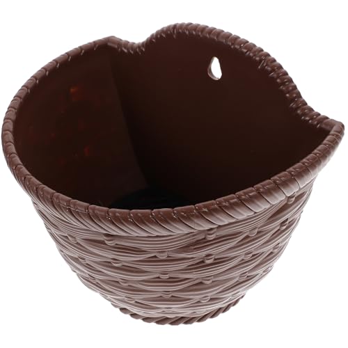 WRITWAA Gewebter Hängepflanzkorb aus Unbedenklichem Material Kleiner...