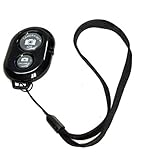 iShot Pro Wireless Camera Shutter Release Remote Control Compatible with Bluetooth for All iPhone, iPad, All Android Smartphones & Tablets 30+ Ft Max Photo Video Start Stop Including Wrist Strap