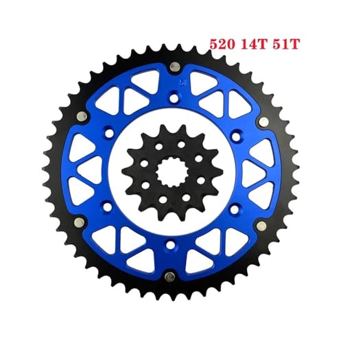 Pignon avant 14T usiné pour transmission premium YZ450FT 520 - 3