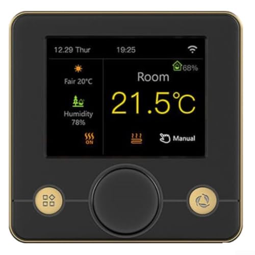 Termostato programable con conectividad WiFi, control inteligente de temperatura para calefacción doméstica, controlado por voz para Alexa Google Assistant (caldera WIFI 3A)
