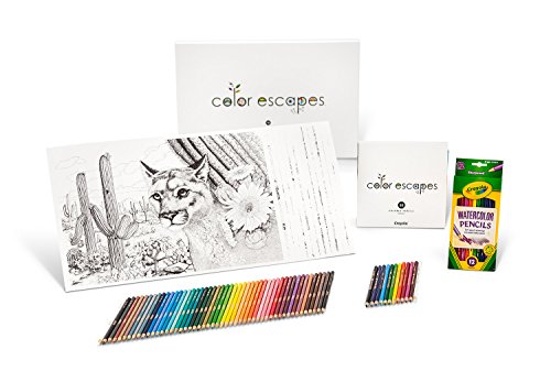 Crayola Color Escapes Coloring Pages & Pencil Kit, National Parks Edition