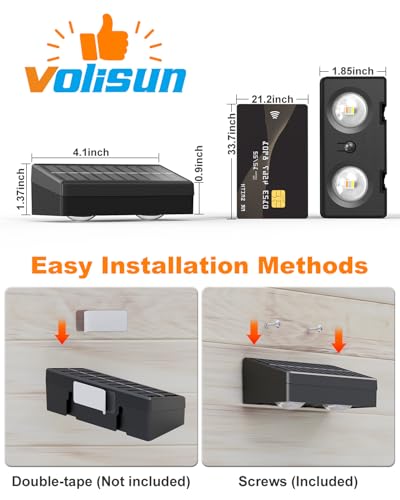 12-Pack VOLISUN 50LM Solar Fence Lights w/ Remote Control - image 8