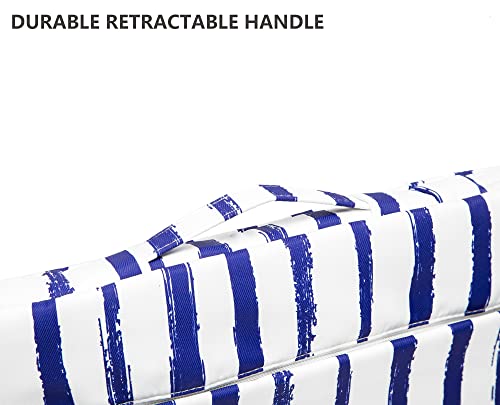 Kinmac Blue Navy Stripe 360° Protective Water Resistant Laptop Case Bag Sleeve With Handle For Surface Pro,Macbook Air/Pro 13",Macbook 12",Ipad Pro 12.9 And 12 Inch-13.3 Inch Laptop #TOP3