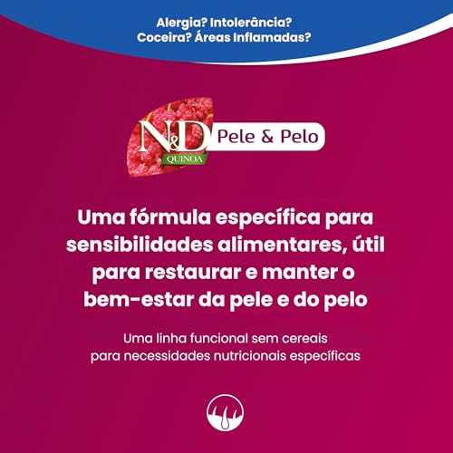ND QUINOA CAO WET Ração Úmida Lata Farmina N&D Quinoa Skin & Coat Pato & Coco Para Cães Adultos