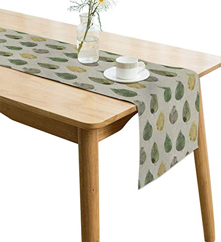 Image of Handmade Jute Table Runner for 8 Seater, Heat Resistant & Non-Slip Dining Table Runner, Natural Rustic Farmhouse Decor for Dining, Coffee & Centre Table, 12 x 94 Inches AATR0065