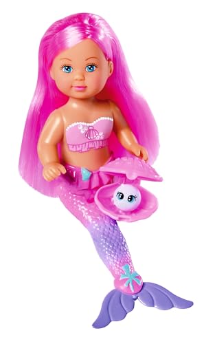 Muñeca Evi Love Sirena Perla 12 cm con clips de pelo