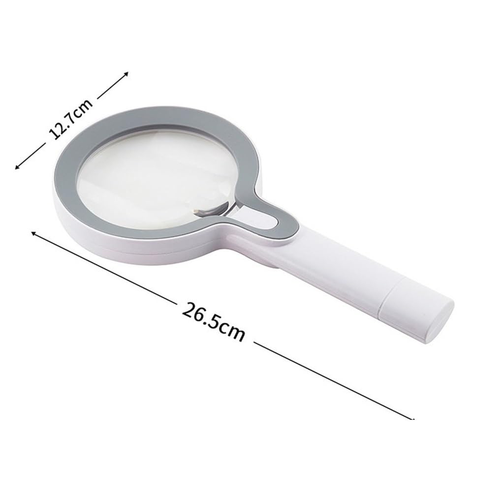 Lupa De Mano con Luz Led Y Interruptor Táctil.,D-26.5 * 12.7cm