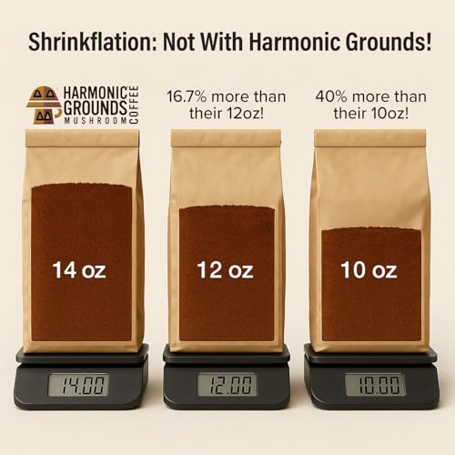 Harmonic Grounds Medium Roast Mushroom Coffee