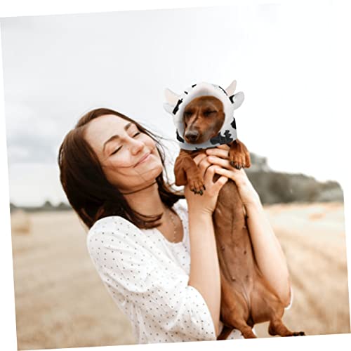 Sombrero de Peluche Vaca para Perros Disfraz miniatura 7