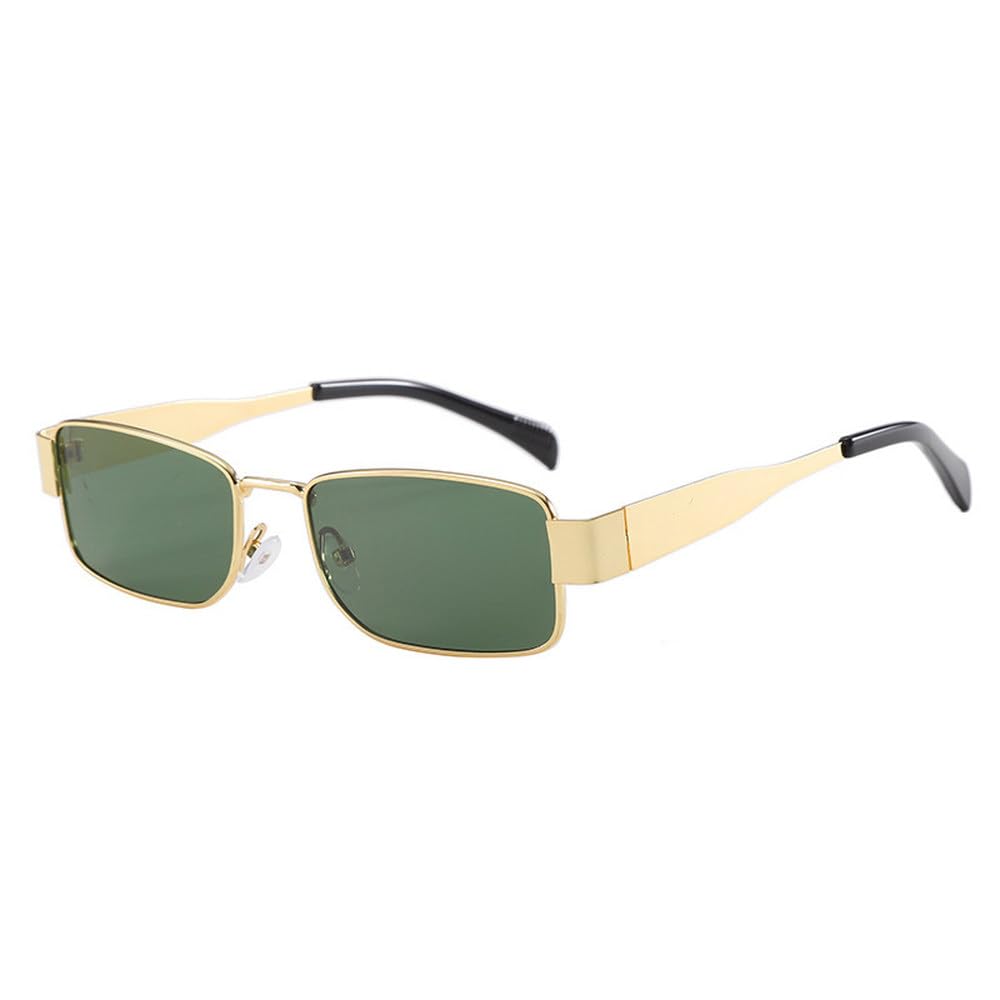 Lunettes de soleil vintage à monture rectangulaire chic pour un look rétro intemporel - 7