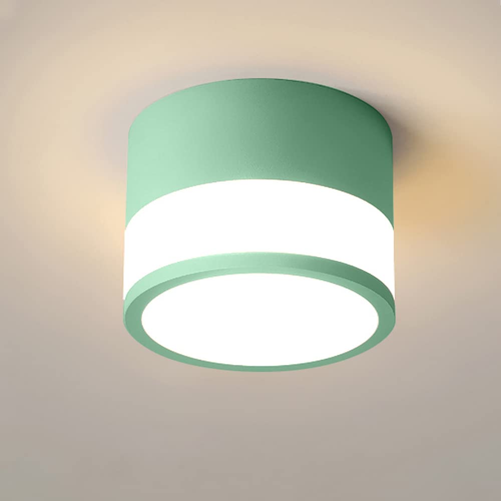 Foco empotrable de ficie Macaron de 7 W, Apliques de Techo, iluminación empotrada pequeña para armarios, Luces de Techo empotradas, iluminación empotrada