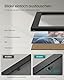 SONGMICS Bilderrahmen 10er Set, für 2 Fotos in 20 x 25 cm, 4 Fotos in 13 x 18 cm, 4 Fotos in 10 x 15 cm, Kunststoffscheibe, MDF, tintenschwarz RPF310H
