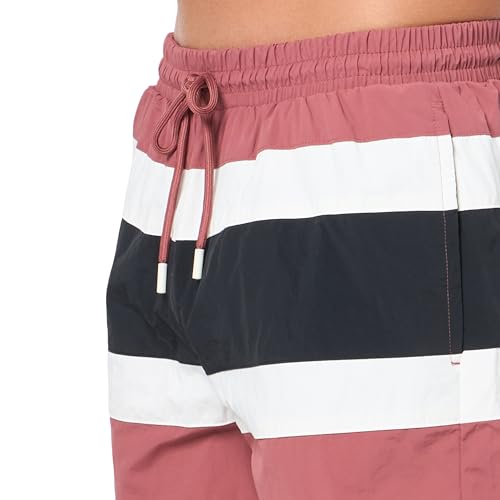 BOSS Men's Standard Block Stripe Swim Trunks3