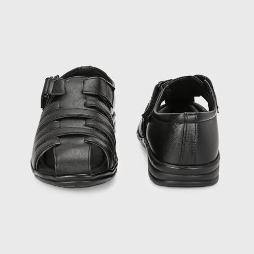 Image of Centrino Sandal for Men | Grip Insole for Stability | Modern Look with Straps | Comfortable Footwear (9780)