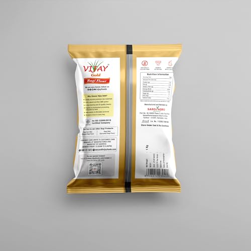 Image of VIJAY Premium Ragi Flour- 1kg. (Pack of 2)
