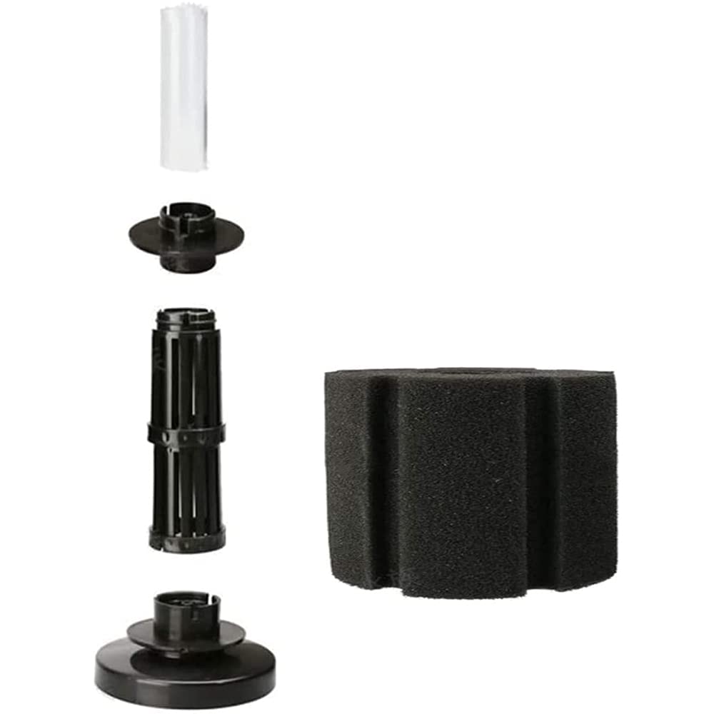 2 szt. XY-280 akwarium mini cylinder miękki biochemiczny filtr gąbkowy 2 szt. czarny
