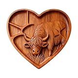 Tabla de charcutería de, Bandeja de Pasto, Bandeja de Servir para presentación de Alimentos, Tabla de Carne con Estilo rústico, vajilla de Granja, Plato de Aperitivos para reuniones Familiares