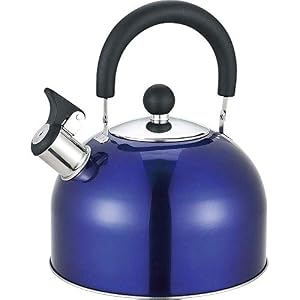 Bs Blauer Edelstahl Teekessel, 2.5L