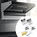 Generic 2Pcs Range Hood Hooks Range Hood Hanging Plate Adjustable Professional Swing Bracket Range Hood Bracket Hotel Home Commercial, 18cm