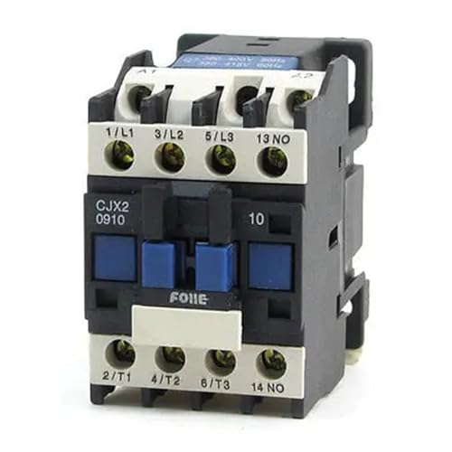 Contacteur AC CJX2-0910 3P 1NO 380V-400V pour Rail DIN 35mm