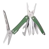Nextool EDC Keychain Multitool, 10 in 1 Mini Pocket Knife Multi Tool with Needlenose Pliers, Scissor