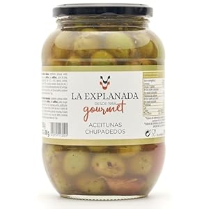 LA EXPLANADA GOURMET Olijfolie 835 g in glas [verpakking van 3] – Cazorla-olijven – totaal nettogewicht 1500 g
