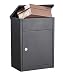 Produktbild Allux Grundform F54517 Briefkasten , Anthrazit, 530 x 380 x 250 mm