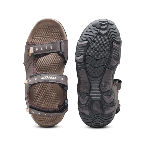 Image of ASIAN Men's VISTARA-24 Casual Sandals with adjustable velcro closure for easy wear with flexible fitting and trendy and stylish looks ideal for everyday use for mens as well as boys