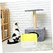 CORHAD 3Pcs Cat Litter Box Enclosure Shield Splash Guard Privacy Screen for Cats Fits All Litter Boxes Keeps Floors for Multi Cat Families Easy to Install
