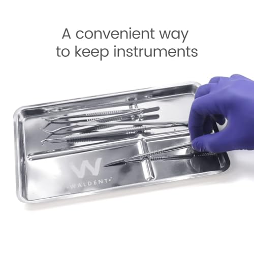 Image of Waldent Stainless Steel Instrument Tray - 0.50mm (304 Grade) | Autoclavable Surgical /Dental Tool Tray